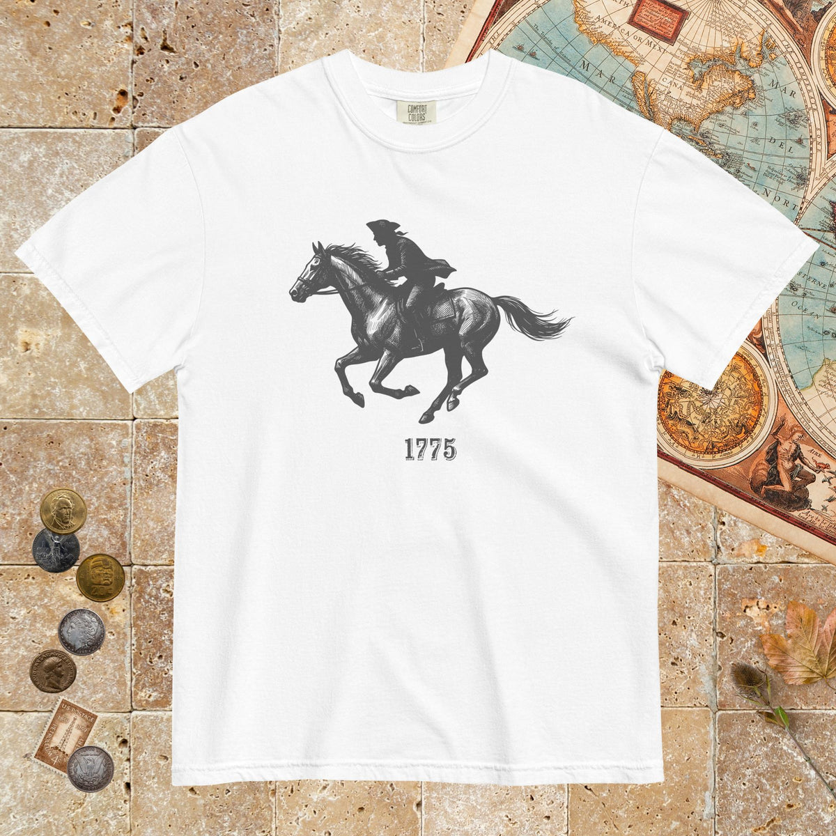 White Paul Revere - Premium Tee - history buff gift by HistoHead