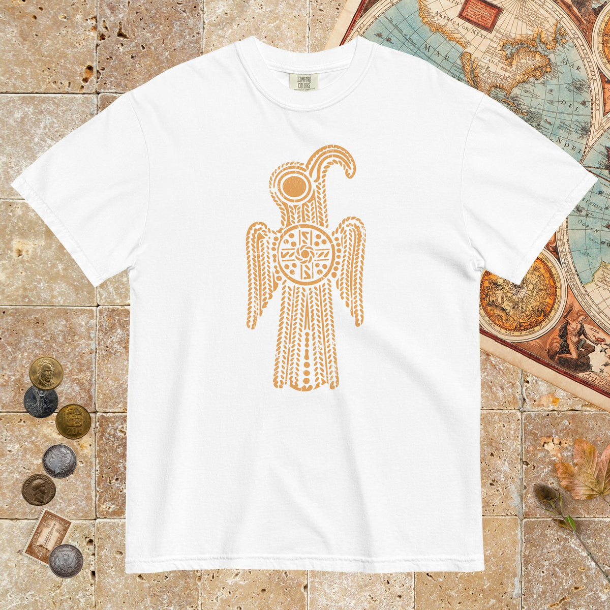 White Anglo-Saxon Eagle - Premium Tee - history buff gift by HistoHead