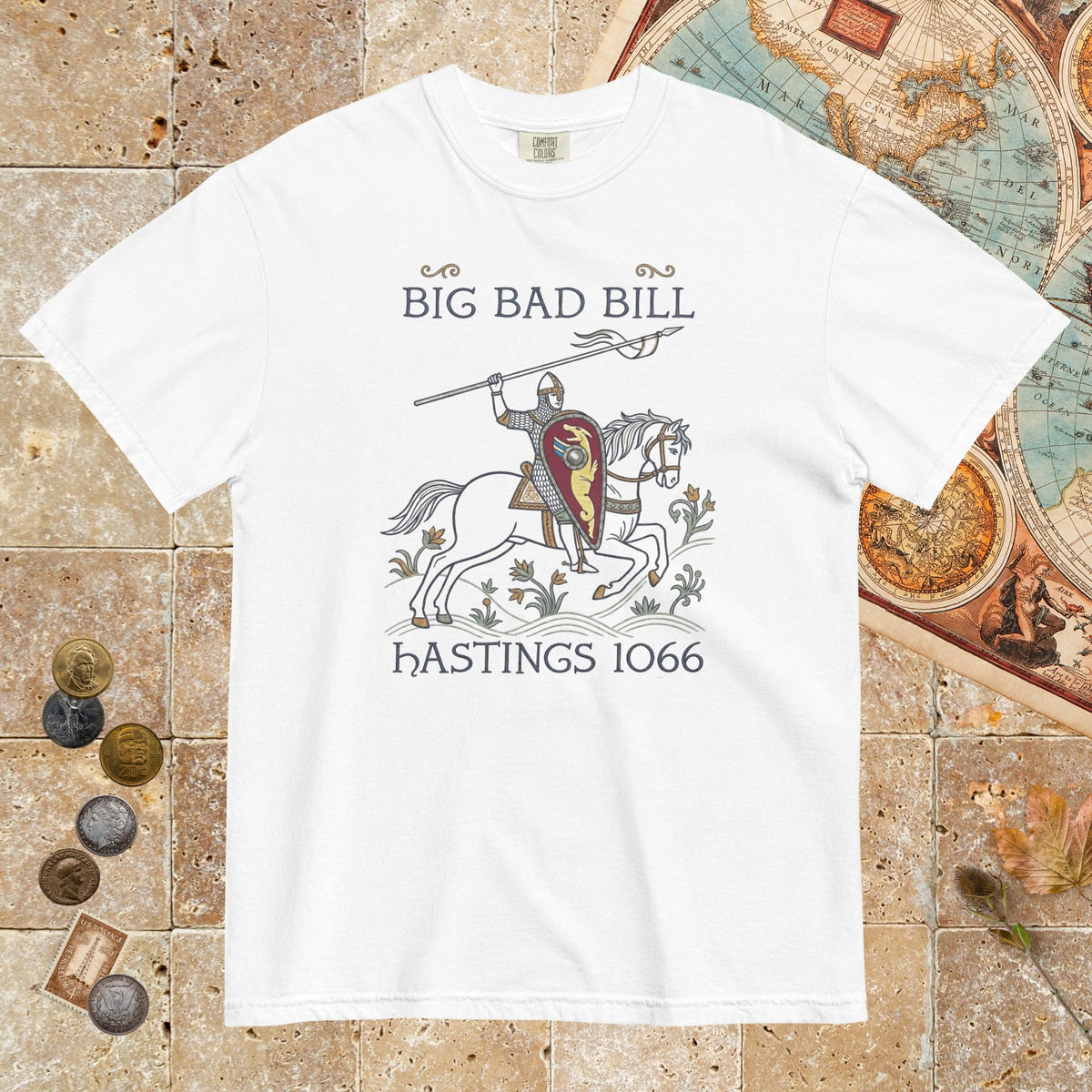 White Big Bad Bill - Premium Tee - history buff gift by HistoHead