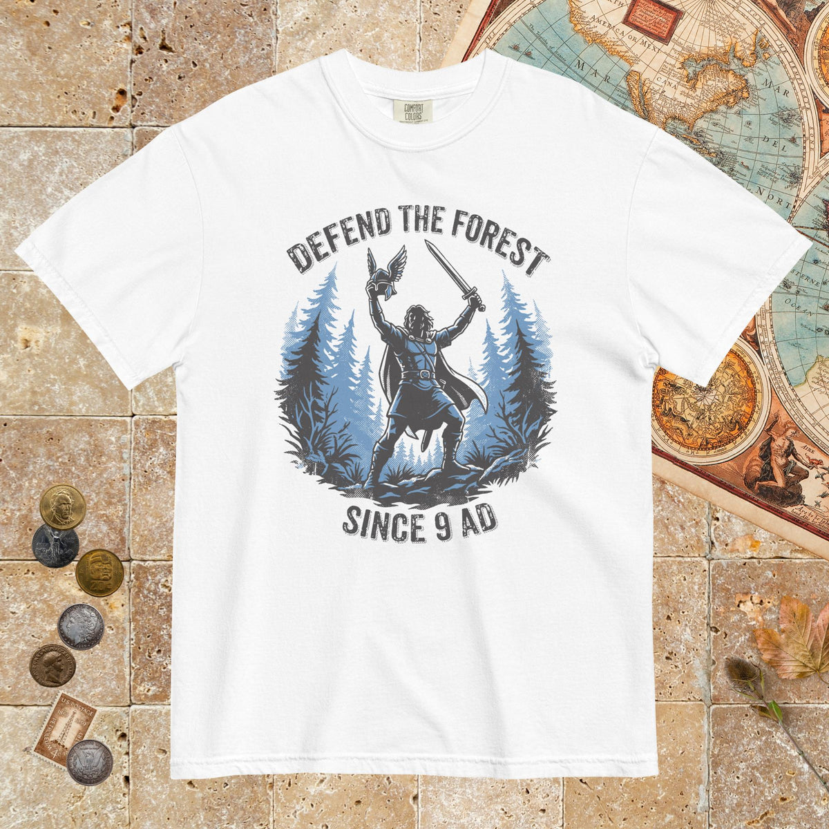 White Defend the Forest - Premium Tee - history buff gift by HistoHead