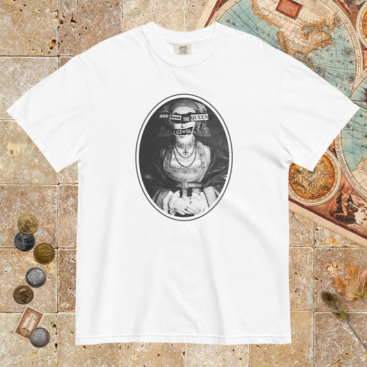 White God Save the Queen Anne of Cleves - Premium Tee - history buff gift by HistoHead