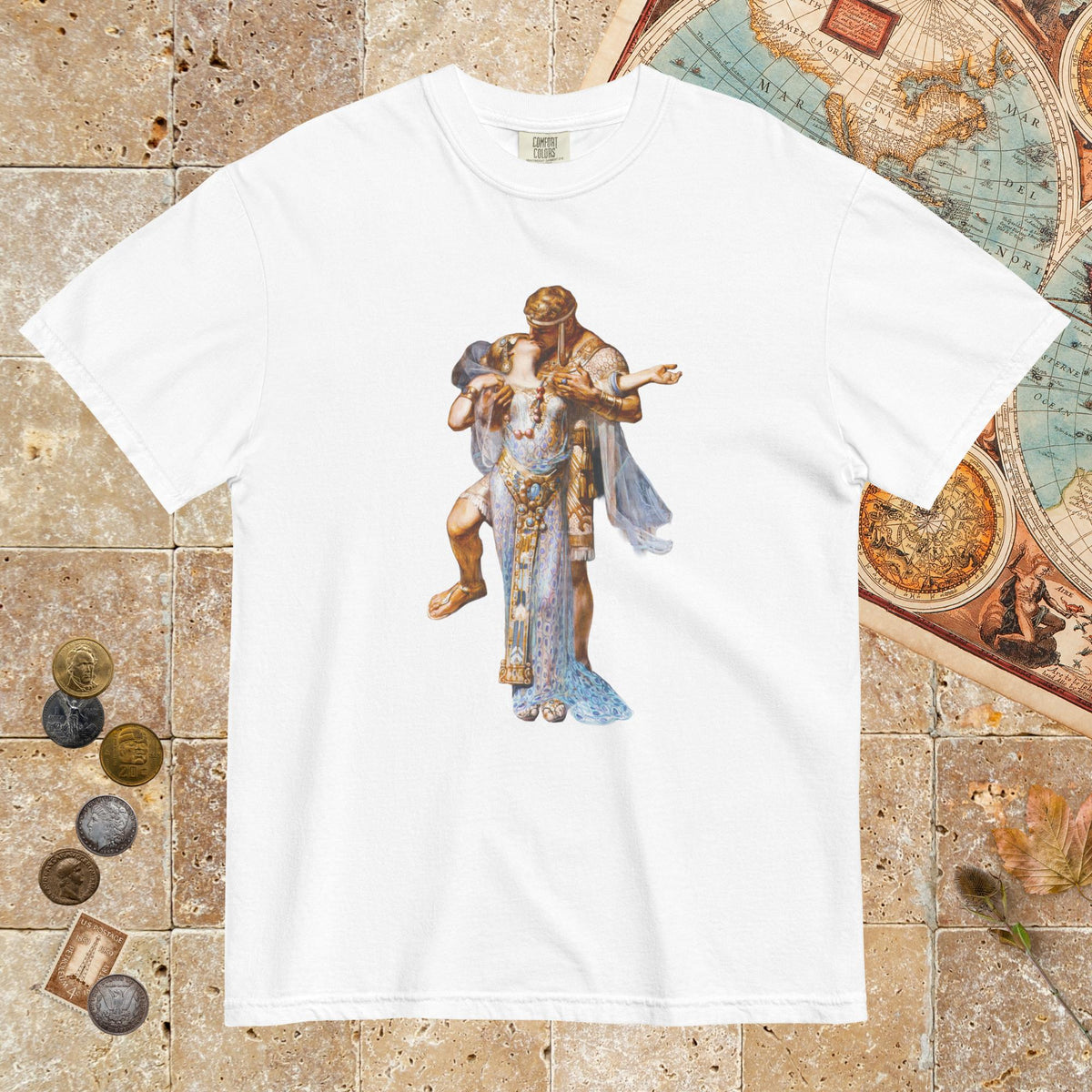 White Cleopatra and Antony - Premium Tee - history buff gift by HistoHead