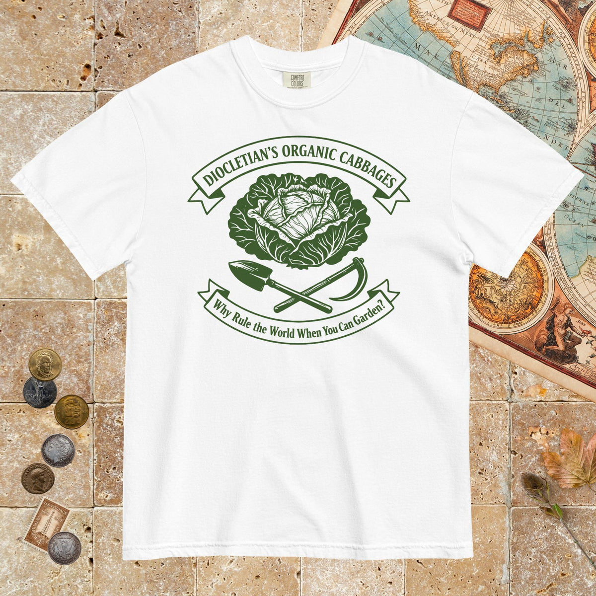 White Diocletian's Cabbage - Premium Tee - history buff gift by HistoHead