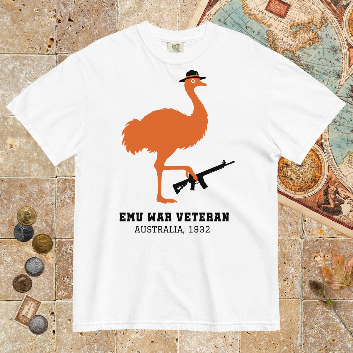White Emu War Veteran - Premium Tee - history buff gift by HistoHead