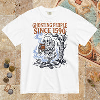 White Roanoke Colony Ghosting Since 1590 - Premium Tee - history buff gift by HistoHead