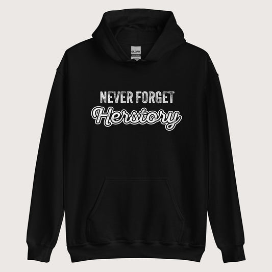 Black Herstory Hoodie - history buff gift by HistoHead