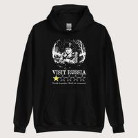 Black Napoleon Visit Russia Review Hoodie - history buff gift by HistoHead