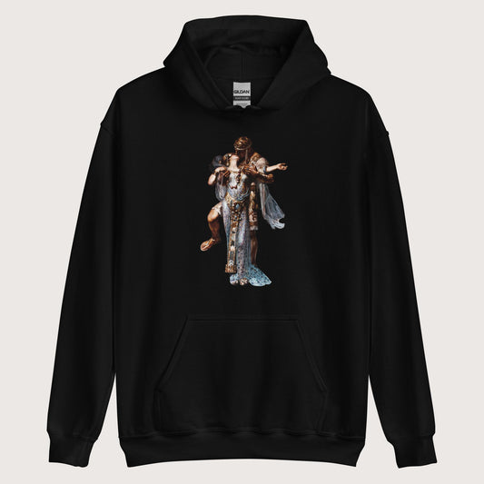 Black Cleopatra and Antony Hoodie - history buff gift by HistoHead