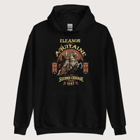 Black Eleanor of Aquitaine Second Crusade Tour Hoodie - history buff gift by HistoHead