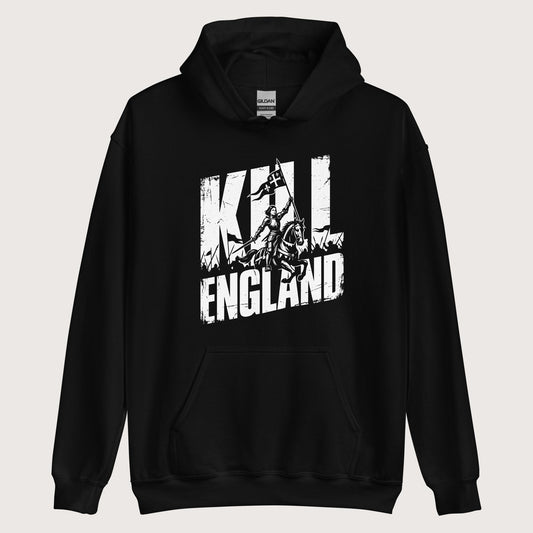 Black Joan of Arc Kill England Hoodie - history buff gift by HistoHead