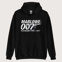 Black Marlowe 007 Hoodie - history buff gift by HistoHead