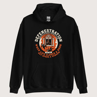 Black Defenestration Prague Extreme Sports Club Hoodie - history buff gift by HistoHead