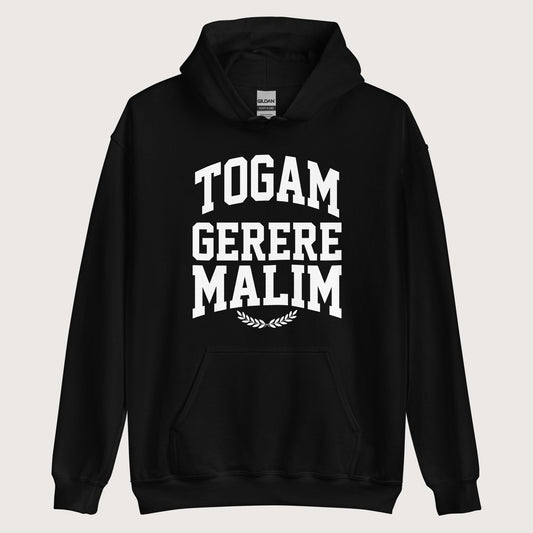 Black Latin I'd Rather Be Wearing A Toga Hoodie - history buff gift by HistoHead