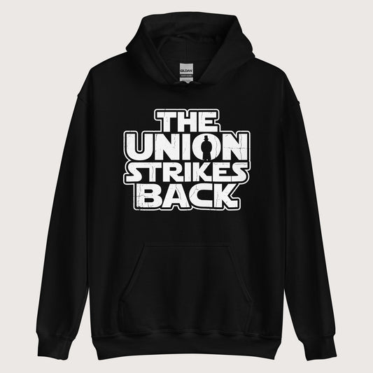Black The Union Strikes Back Hoodie - history buff gift by HistoHead
