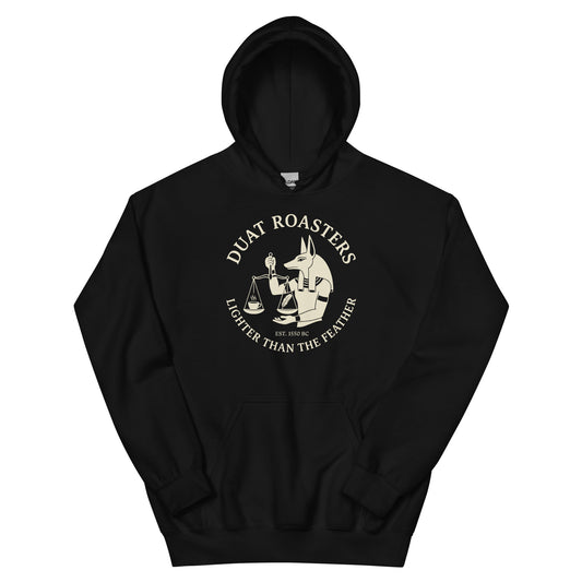 Black Duat Roasters Hoodie - history buff gift by HistoHead