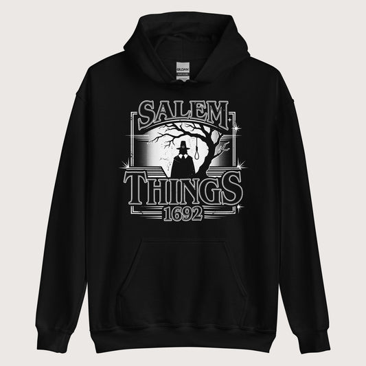 Black Salem Things 1692 Hoodie - history buff gift by HistoHead