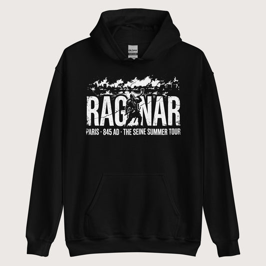 Black Ragnar The Seine Summer Tour Hoodie - history buff gift by HistoHead