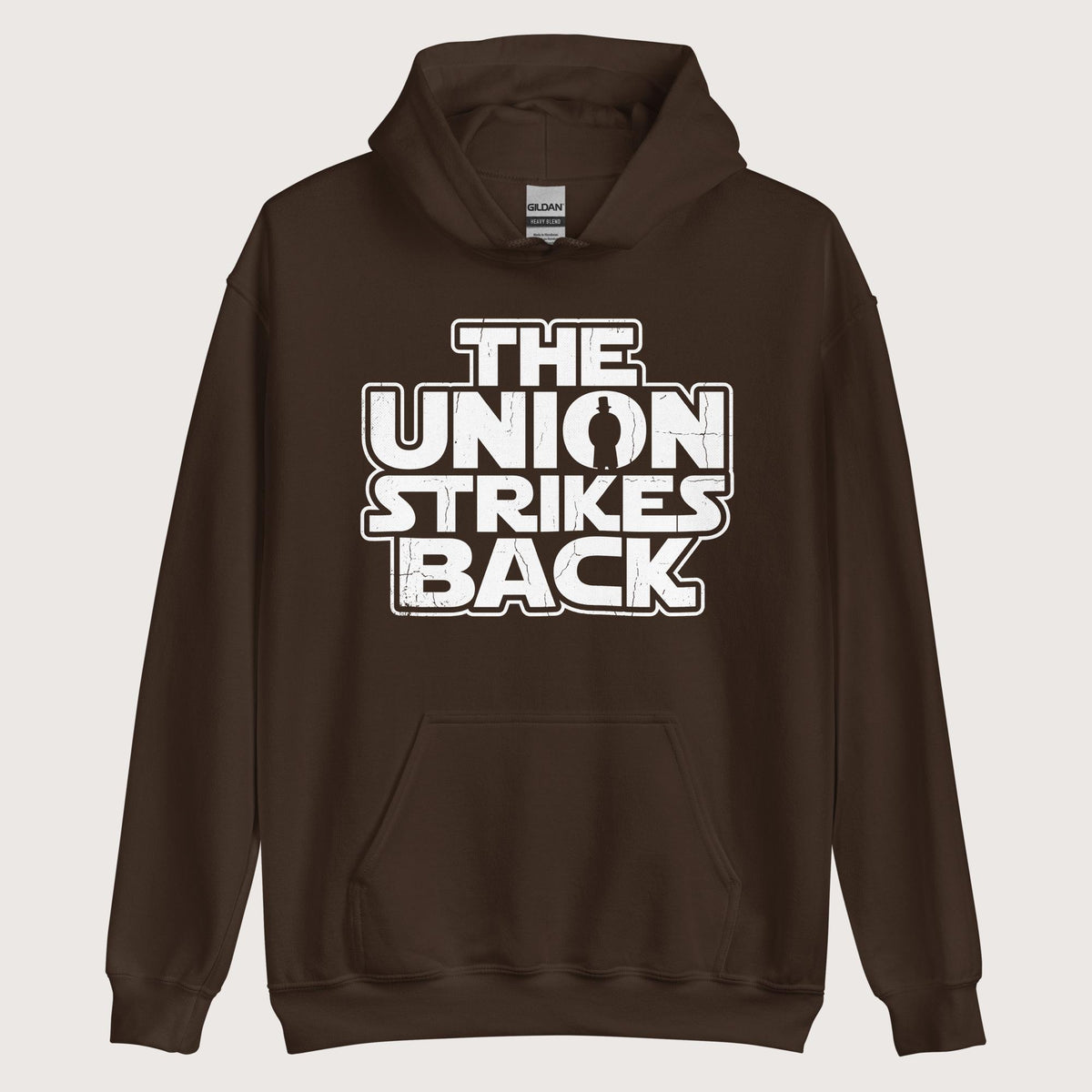Dark Chocolate The Union Strikes Back Hoodie - history buff gift by HistoHead