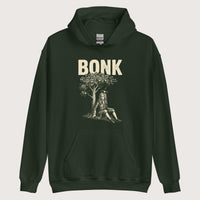 Forest Green Newton Bonk Hoodie - history buff gift by HistoHead