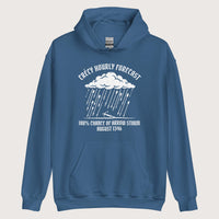 Indigo Blue Crecy Arrow Storm Forecast Hoodie - history buff gift by HistoHead