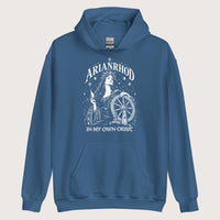 Indigo Blue Arianrhod In My Own Orbit Hoodie - history buff gift by HistoHead