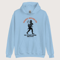 Light Blue Vandal Moving Co. Hoodie - history buff gift by HistoHead