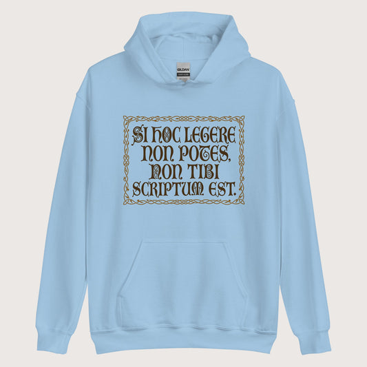 Light Blue If You Can't Read This It's Not Written For You Hoodie - history buff gift by HistoHead