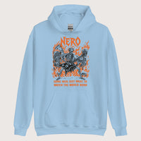Light Blue Nero Watch the World Burn Hoodie - history buff gift by HistoHead