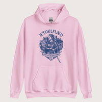 Light Pink Æthelflæd Lady of the Mercians Hoodie - history buff gift by HistoHead
