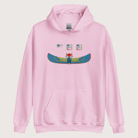 Light Pink Khnum Hieroglyphs Hoodie - history buff gift by HistoHead
