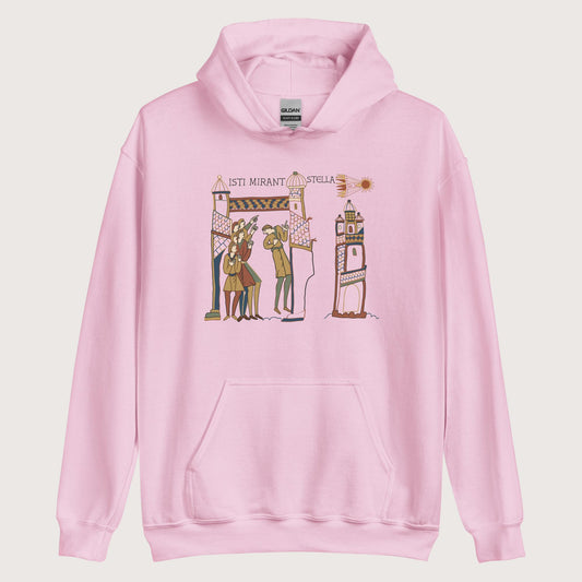 Light Pink Isti Mirant Stella Hoodie - history buff gift by HistoHead