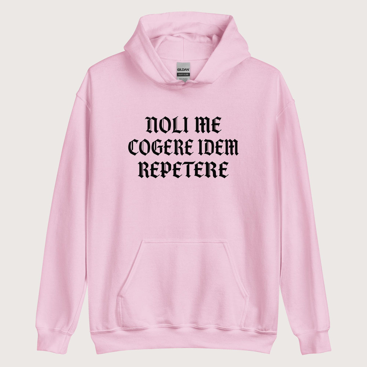 Light Pink Don't Make Me Repeat Myself Hoodie - history buff gift by HistoHead