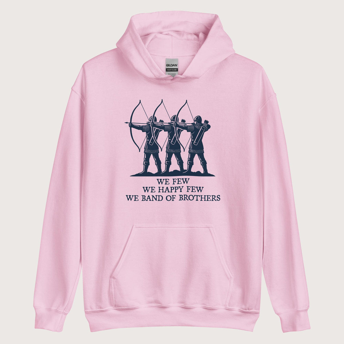 Light Pink Band of Brothers Hoodie - history buff gift by HistoHead