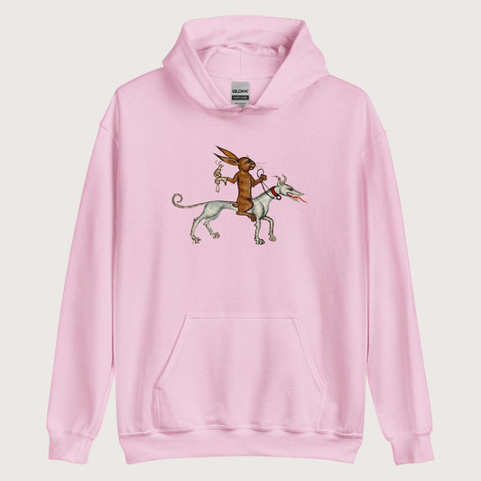 Light Pink On a Quest Hoodie - history buff gift by HistoHead