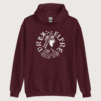 Maroon Alfred the Great Penny Hoodie - history buff gift by HistoHead
