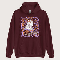 Maroon Emma Of Normandy Hoodie - history buff gift by HistoHead