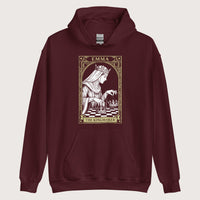 Maroon Emma of Normandy The Kingmaker Hoodie - history buff gift by HistoHead