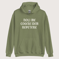 Military Green Don't Make Me Repeat Myself Hoodie - history buff gift by HistoHead