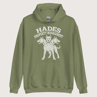 Military Green Hades Property Management Hoodie - history buff gift by HistoHead