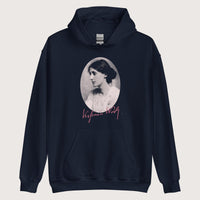 Navy Virginia Woolf Hoodie - history buff gift by HistoHead