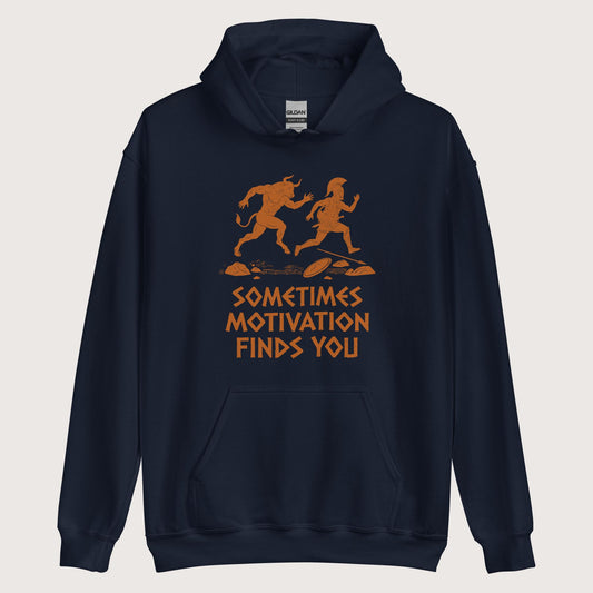 Navy Motivation Finds You Minotaur Edition Hoodie - history buff gift by HistoHead