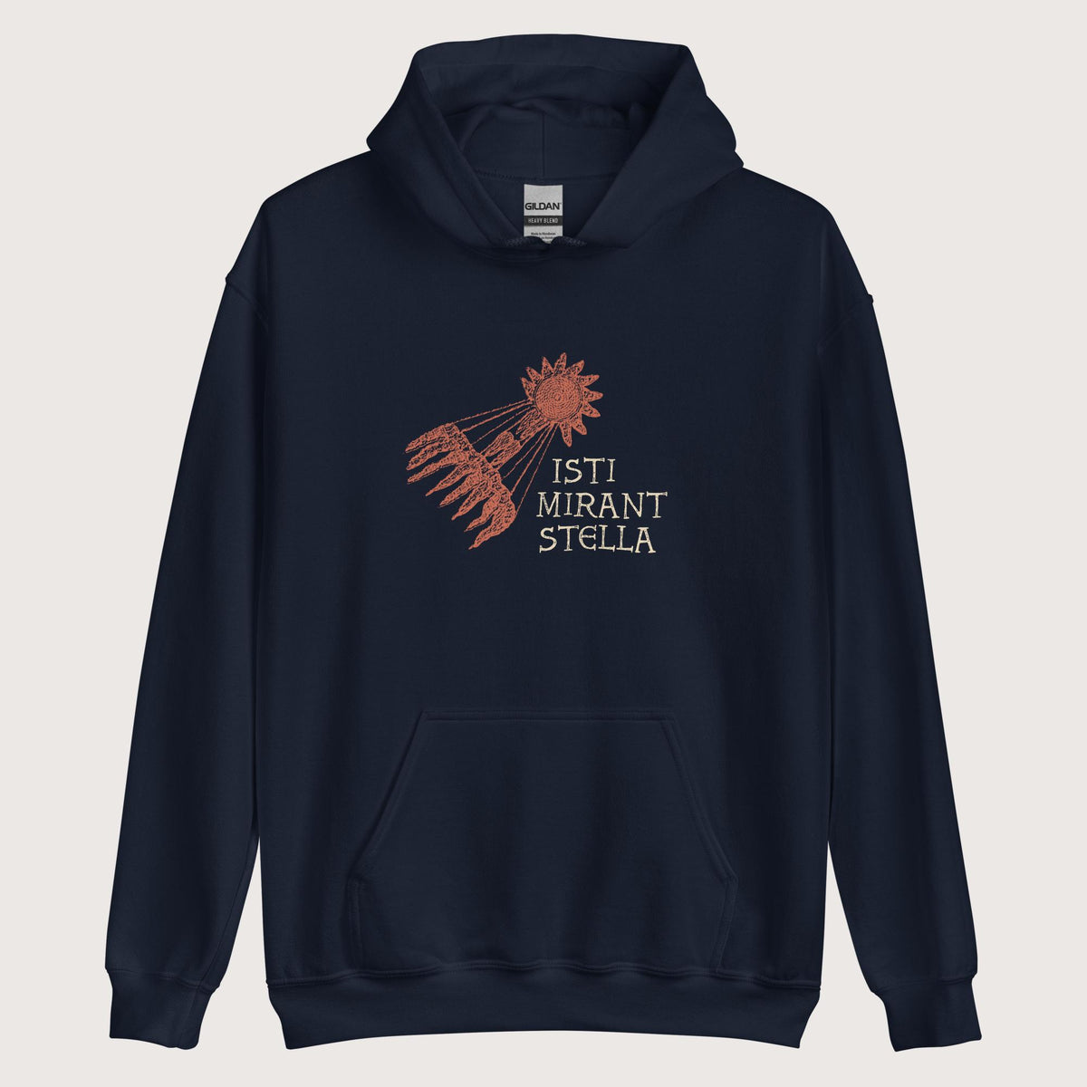 Navy Stella Hoodie - history buff gift by HistoHead