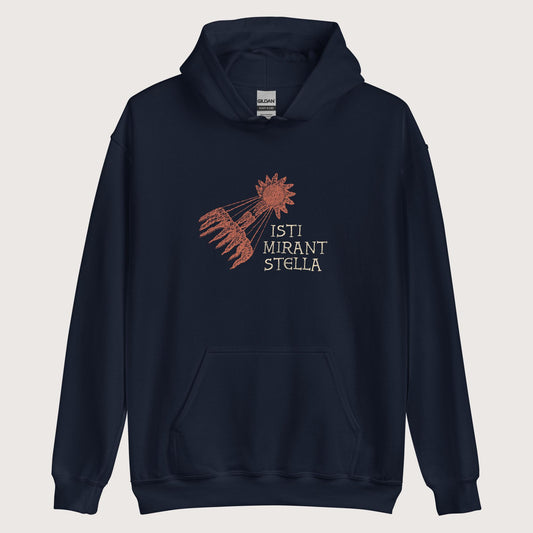 Navy Stella Hoodie - history buff gift by HistoHead