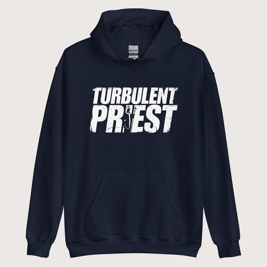 Navy Thomas Becket Turbulent Priest Hoodie - history buff gift by HistoHead
