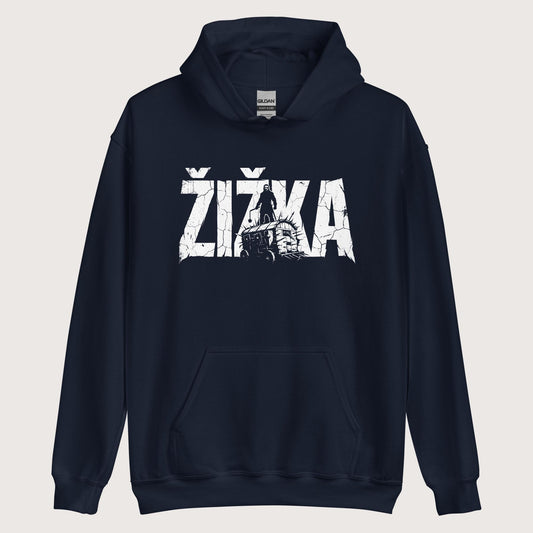 Navy Jan Žižka Hoodie - history buff gift by HistoHead