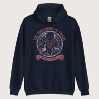 Navy Chaucer Parliament of Foules Valentine Hoodie - history buff gift by HistoHead