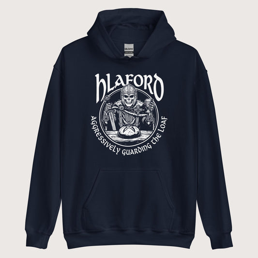 Navy Hlaford Loaf Guardian Hoodie - history buff gift by HistoHead