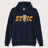 Navy Stoic Marcus Aurelius Hoodie - history buff gift by HistoHead