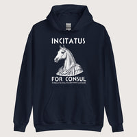 Navy Incitatus For Consul Hoodie - history buff gift by HistoHead