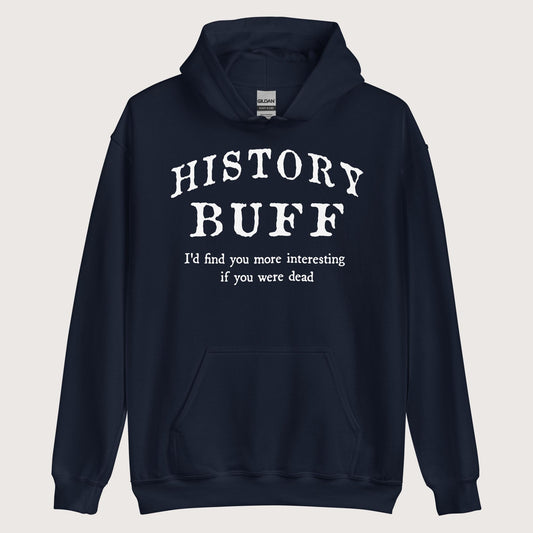 Navy History Buff Hoodie - history buff gift by HistoHead